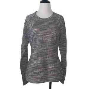 Athleta women’s small‎ snowscape quilted Crewneck sweatshirt